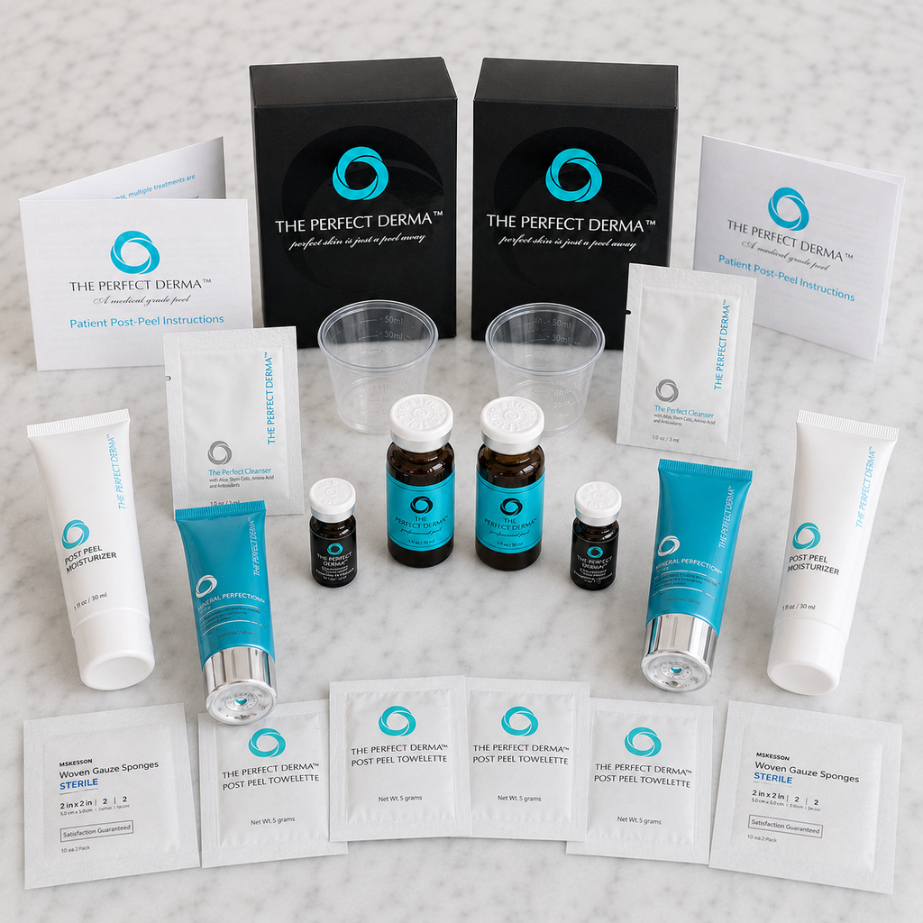 Perfect Derma Peel Full Kit + Booster – 2 Sealed Kits – EXP 04/2028
